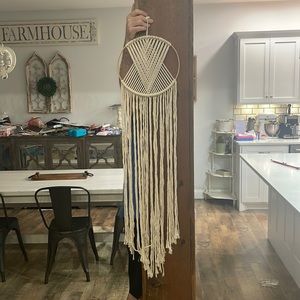Macramé Bow/Clip Holder